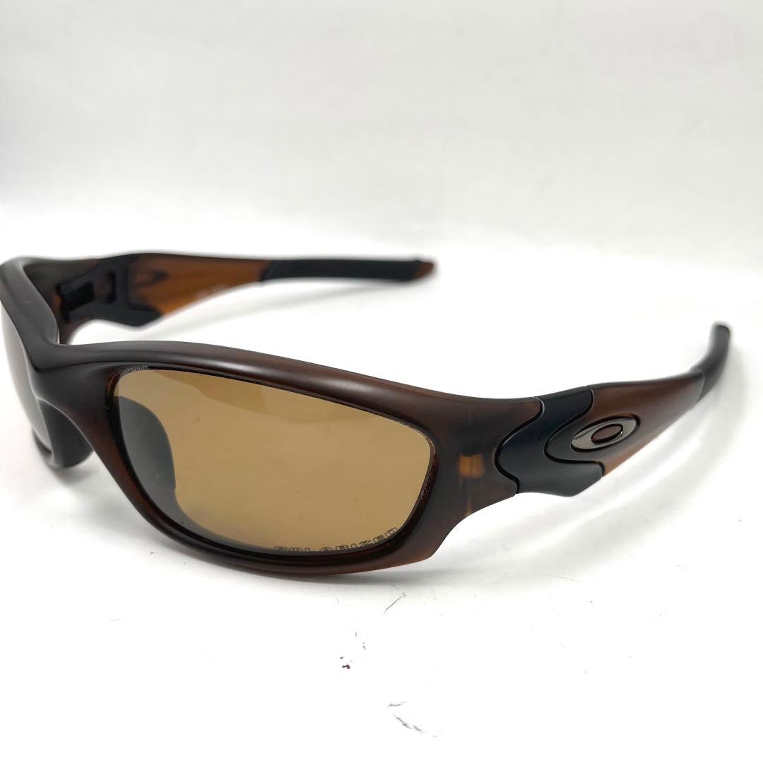 【美品】オークリー　サングラス　ブラウン　straight Polarized