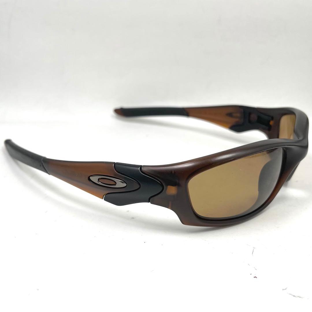 【美品】オークリー　サングラス　ブラウン　straight Polarized