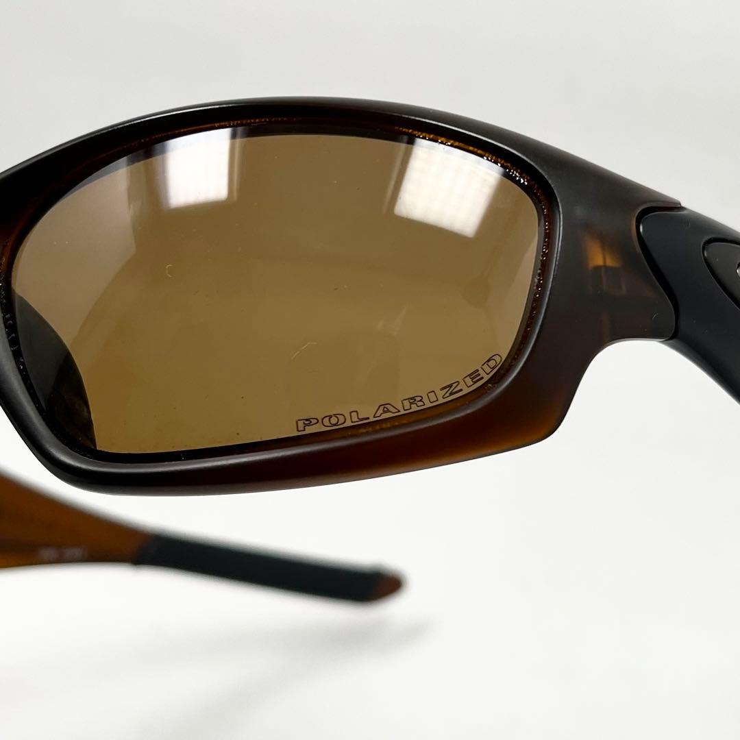 【美品】オークリー　サングラス　ブラウン　straight Polarized
