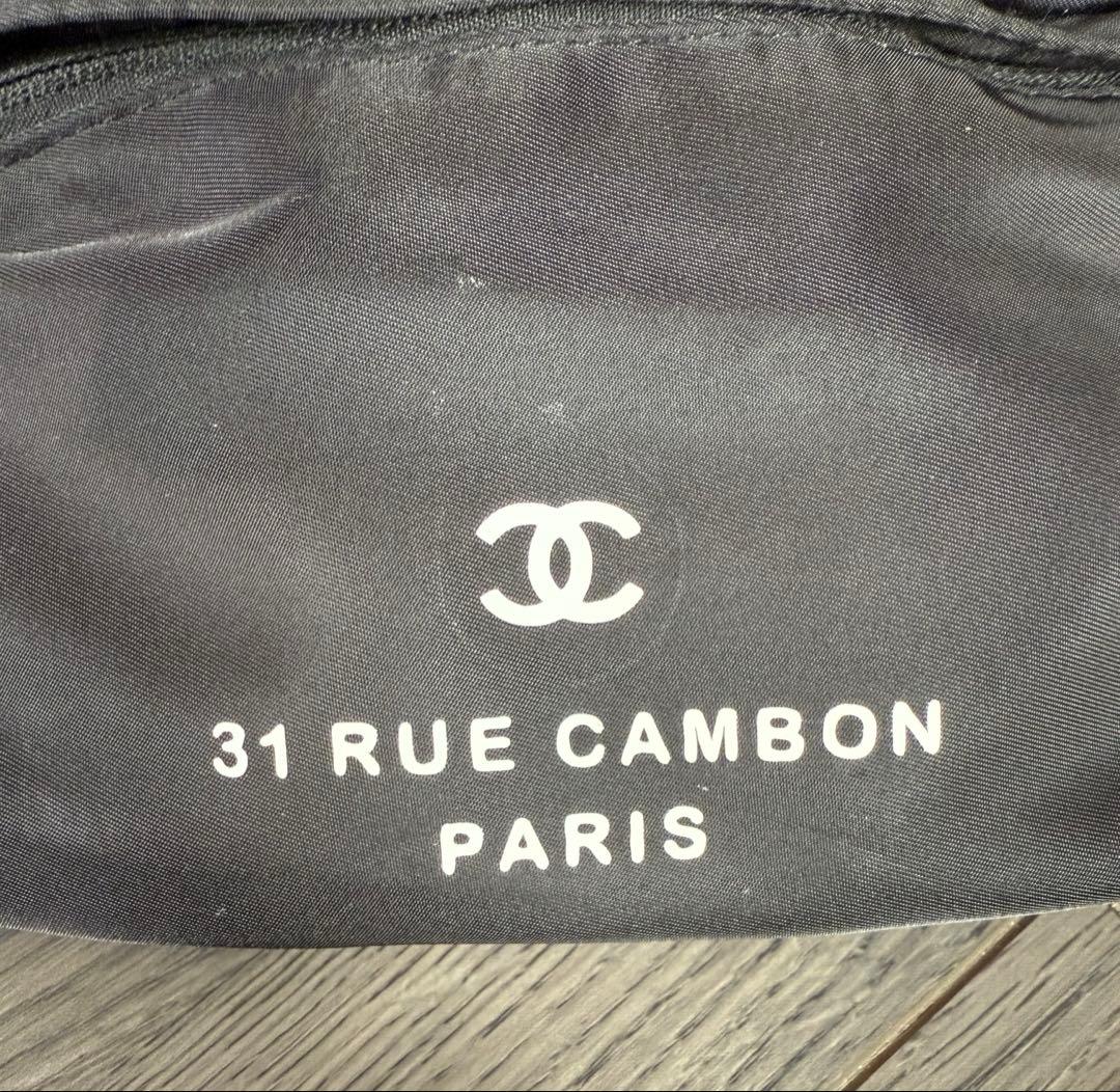 訳あり！CHANELノベルティ ウエストポーチ ブラック