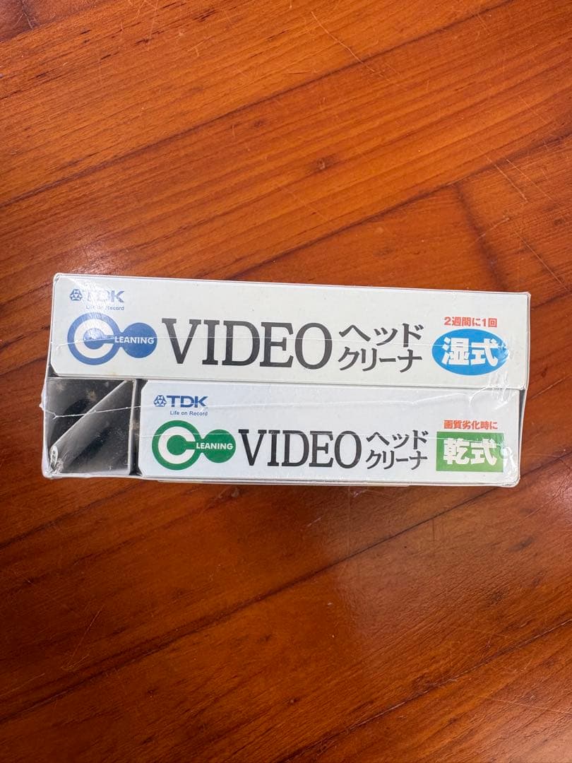 TDK VIDEOヘッドクリーナー VHS/S-VHS 湿式＋乾式 Wケア