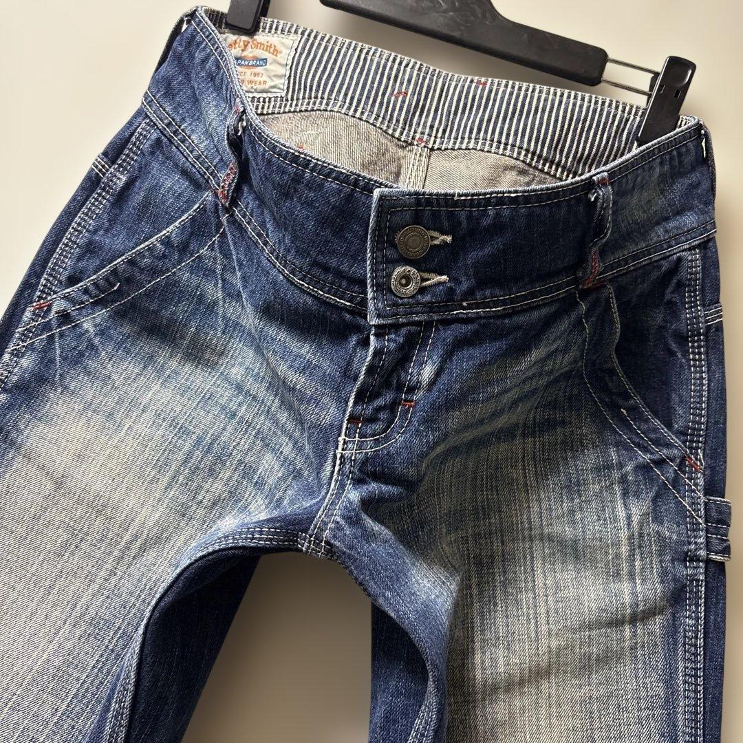 超美品❣️Betty Smith❣️ペインター❣️デニム❣️ワイド❣️パンツ❣️