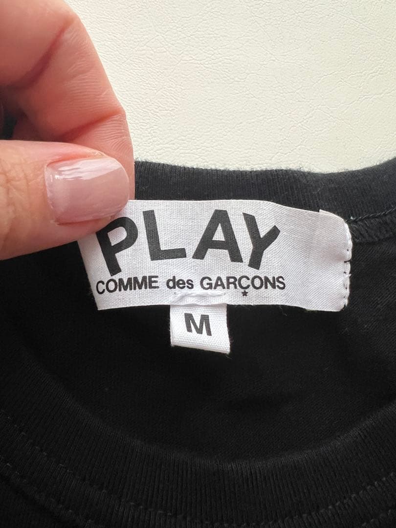 PLAY COMME des GARÇONS M Tシャツ 黒