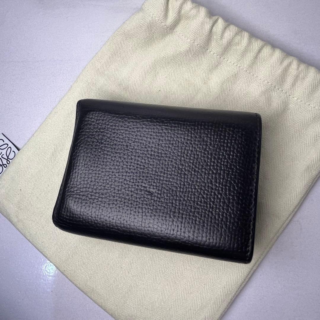 LOEWE ロエベ 財布アナグラム　トライフォールドウォレット　Ｗホック　三折り