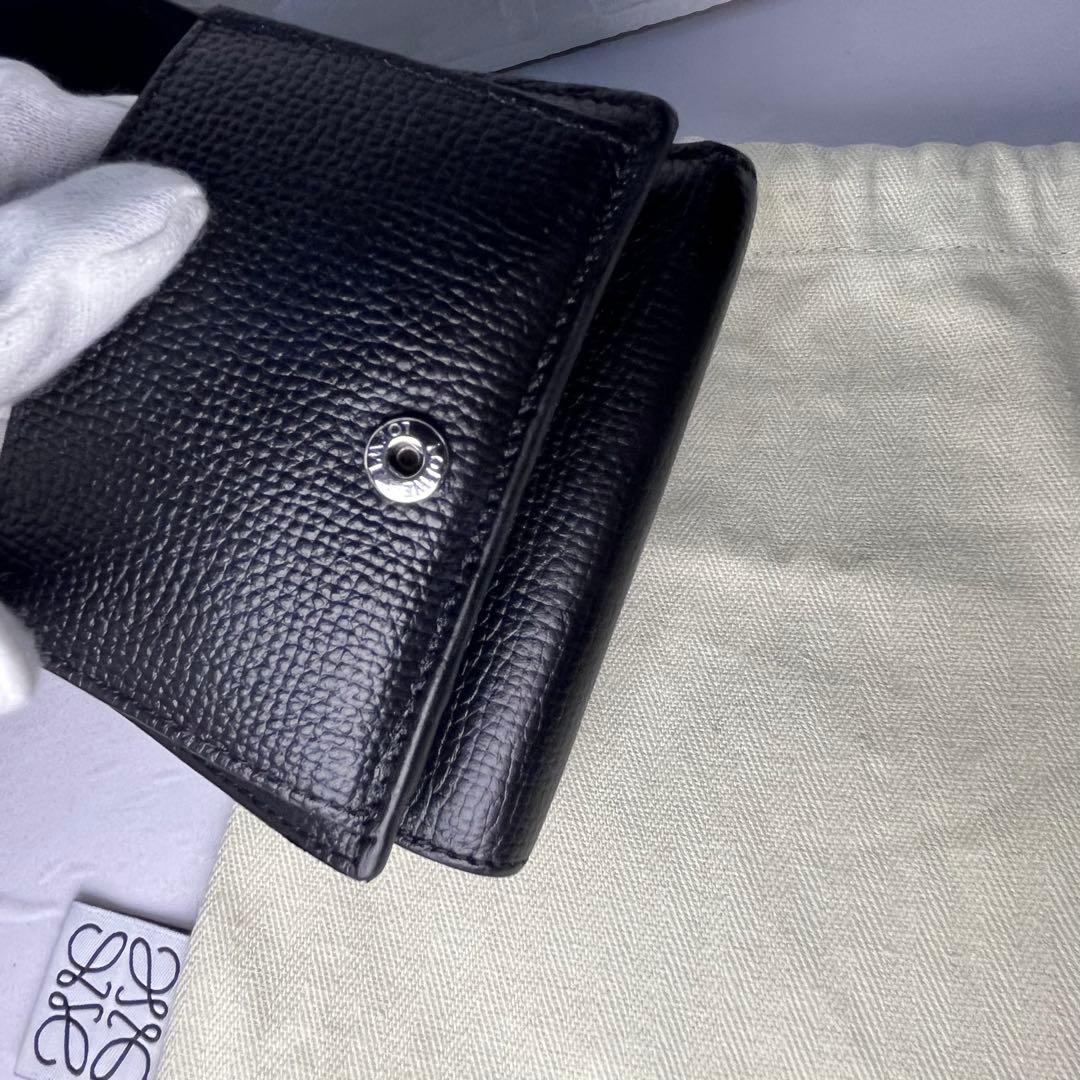 LOEWE ロエベ 財布アナグラム　トライフォールドウォレット　Ｗホック　三折り