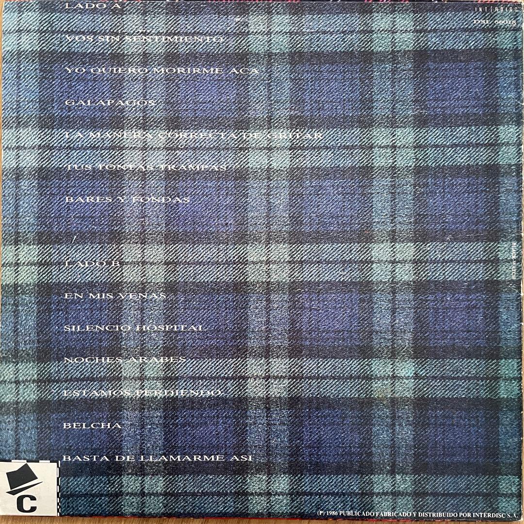 LP Los Fabulosos Cadillacs/Bares オリジナル盤