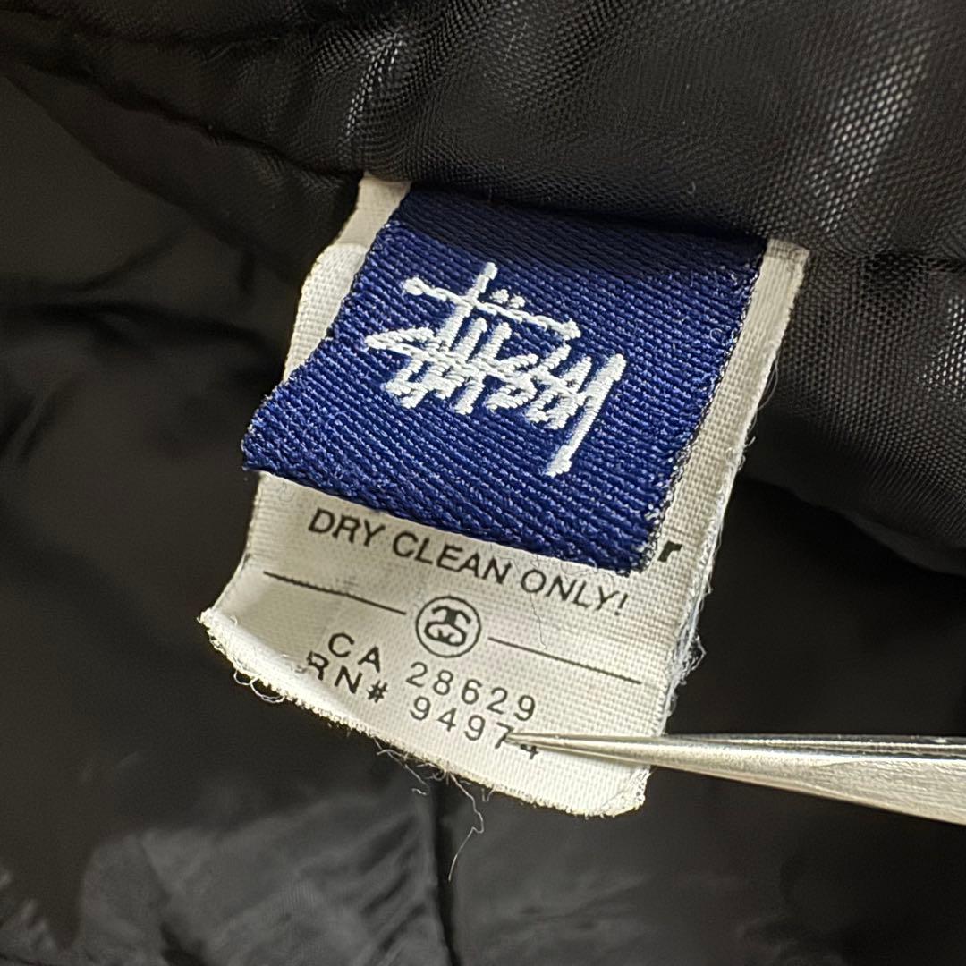 90s〜00s old stussy puff hoodie USA