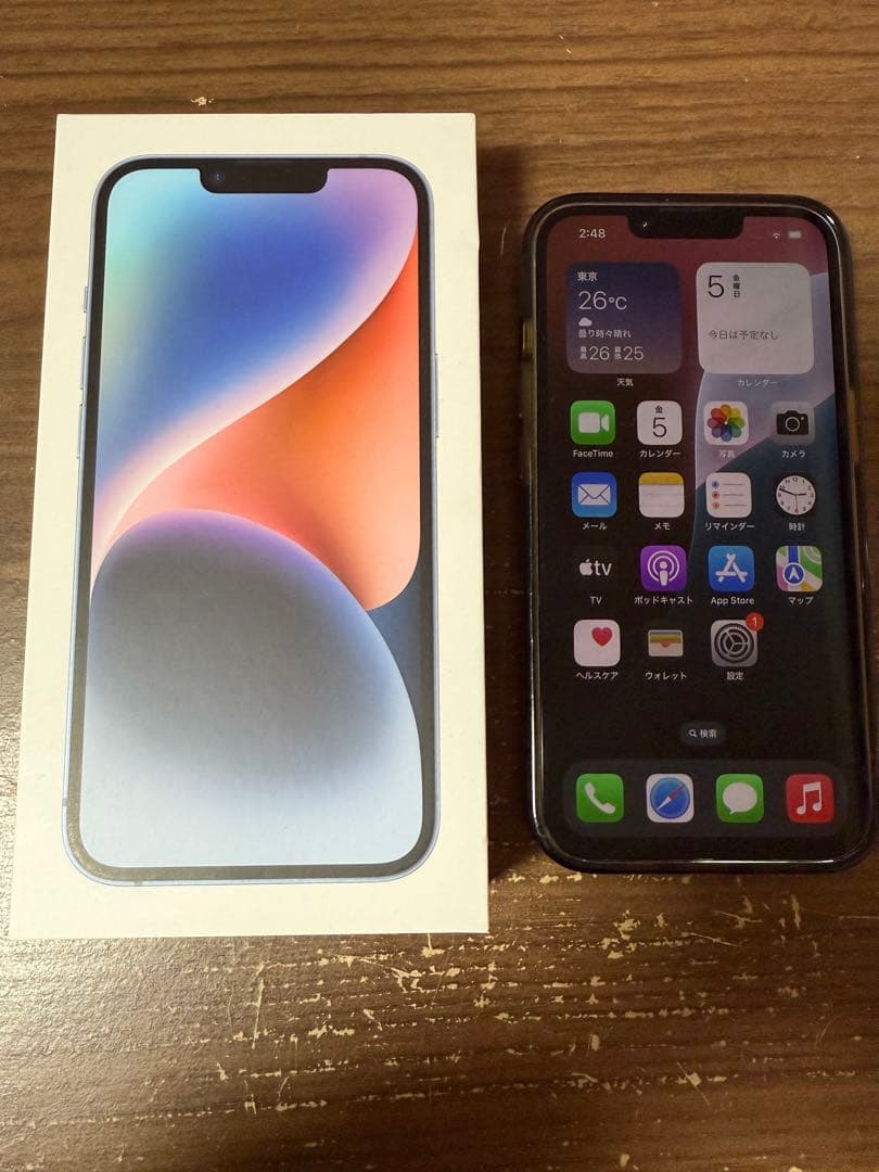 Apple iPhone 14 ブルー 6.1インチ 本体128G
