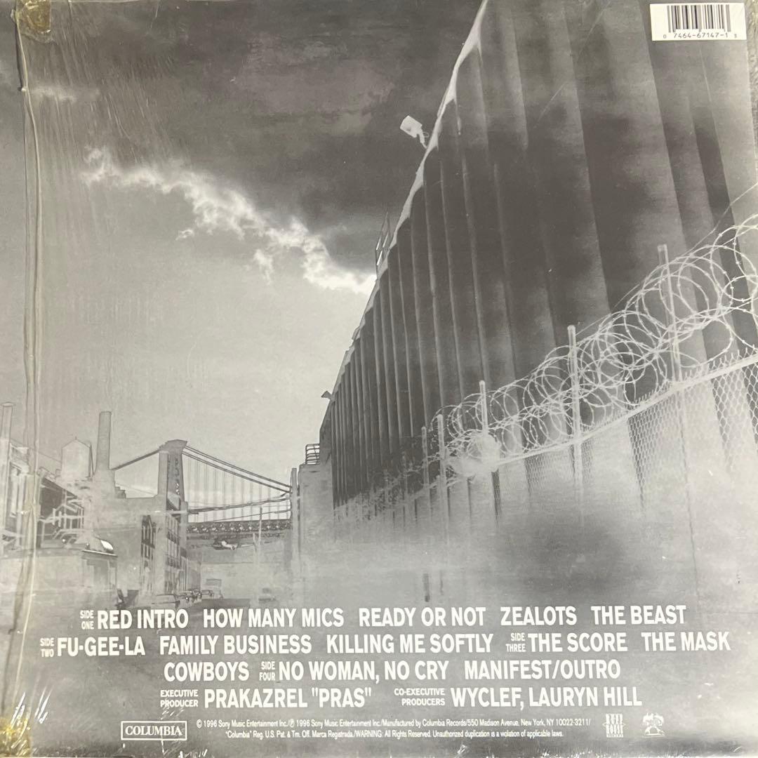 US 1996 プレス 2LP Fugees The Score