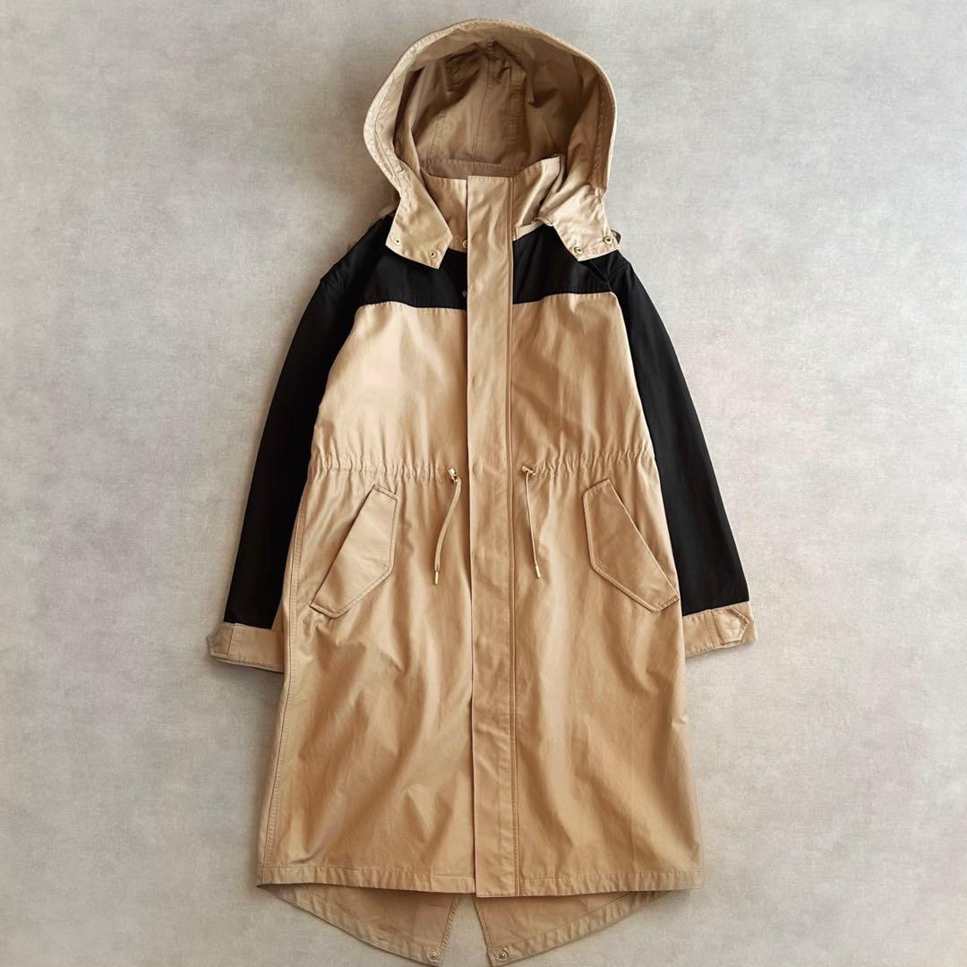 美品▲BARNYARDSTORM バンヤードストーム // 配色ロングコート