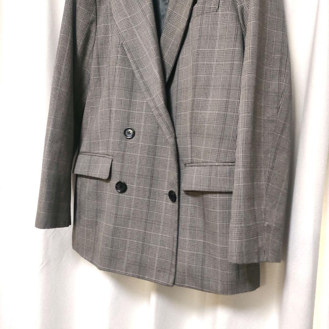 【極美品】ジャーナルスタンダード レリューム Wブレストチェックジャケット 38