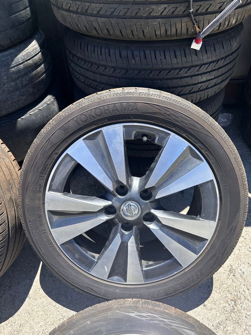 日産　リーフ純正ホイール　タイヤセット　4本215/50R17