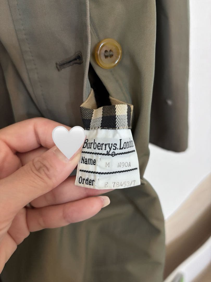 と*と様 Burberry カーキ トレンチコート Ｍ