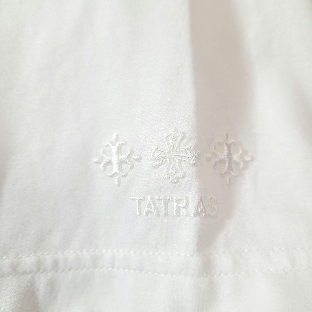 未使用級 訳あり タトラス ミラノ 半袖Tシャツ 袖刺繍ロゴ ビックサイズ