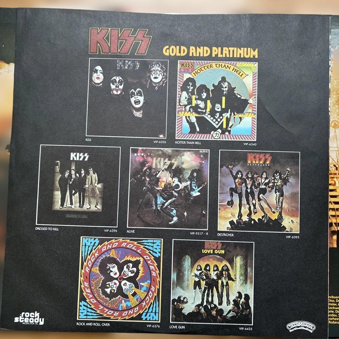 KISS ALIVE II レコード帯付き