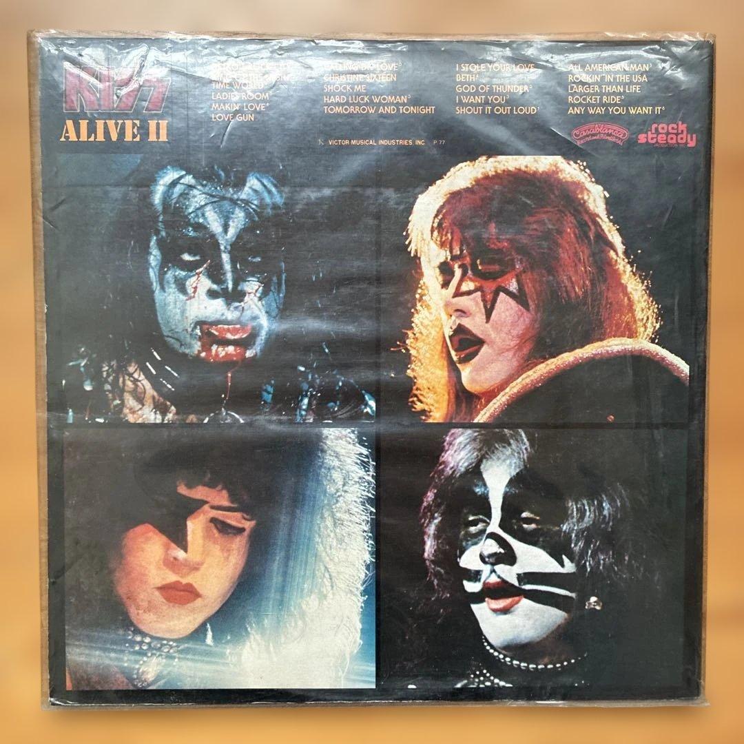KISS ALIVE II レコード帯付き