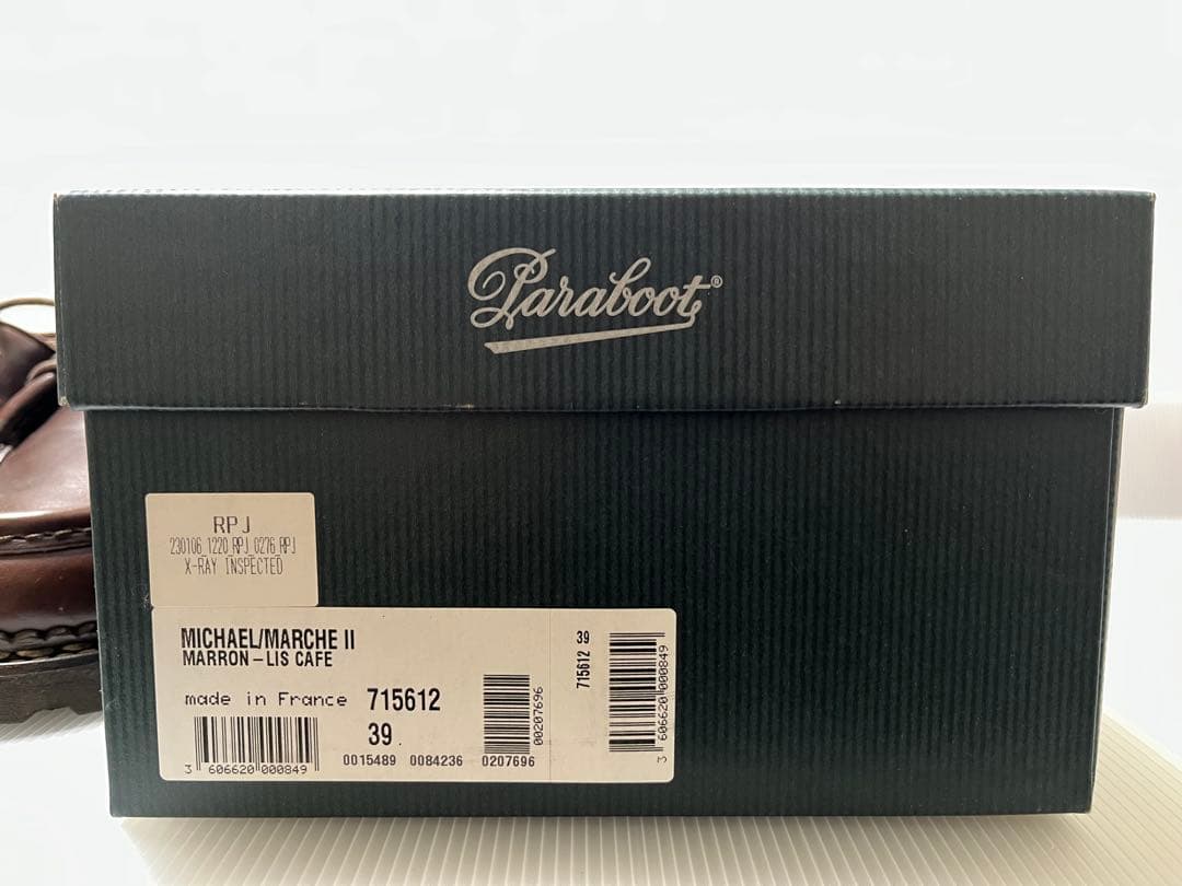 Paraboot ミカエル 39 marron MICHAEL パラブーツ