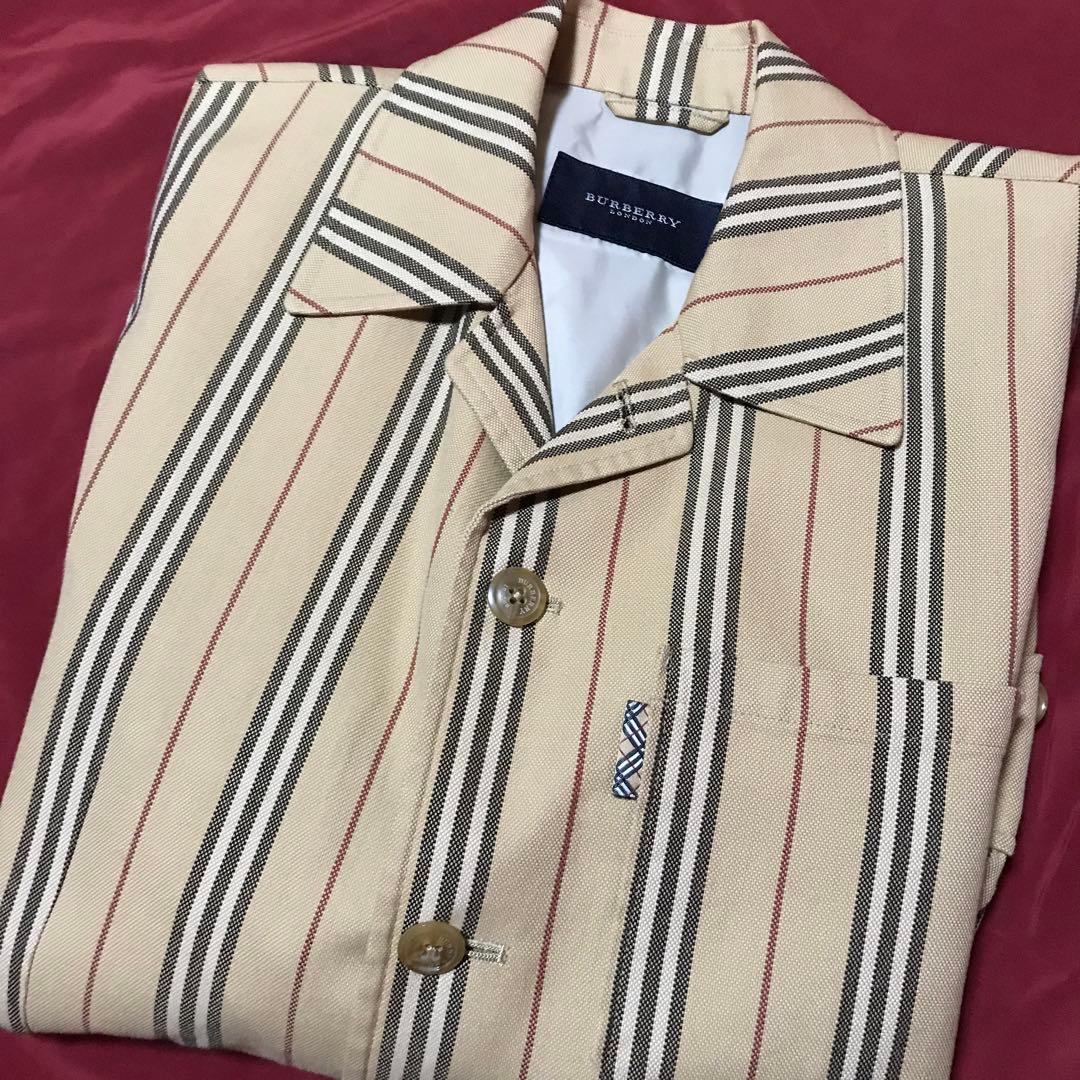 Burberryストライプ テーラードジャケット　　　⭐️SALE⭐️