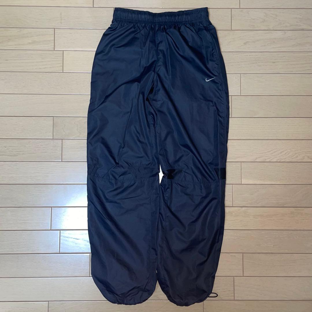 00s Nike ワイドギミックナイロンパンツ ドローコード y2k テック