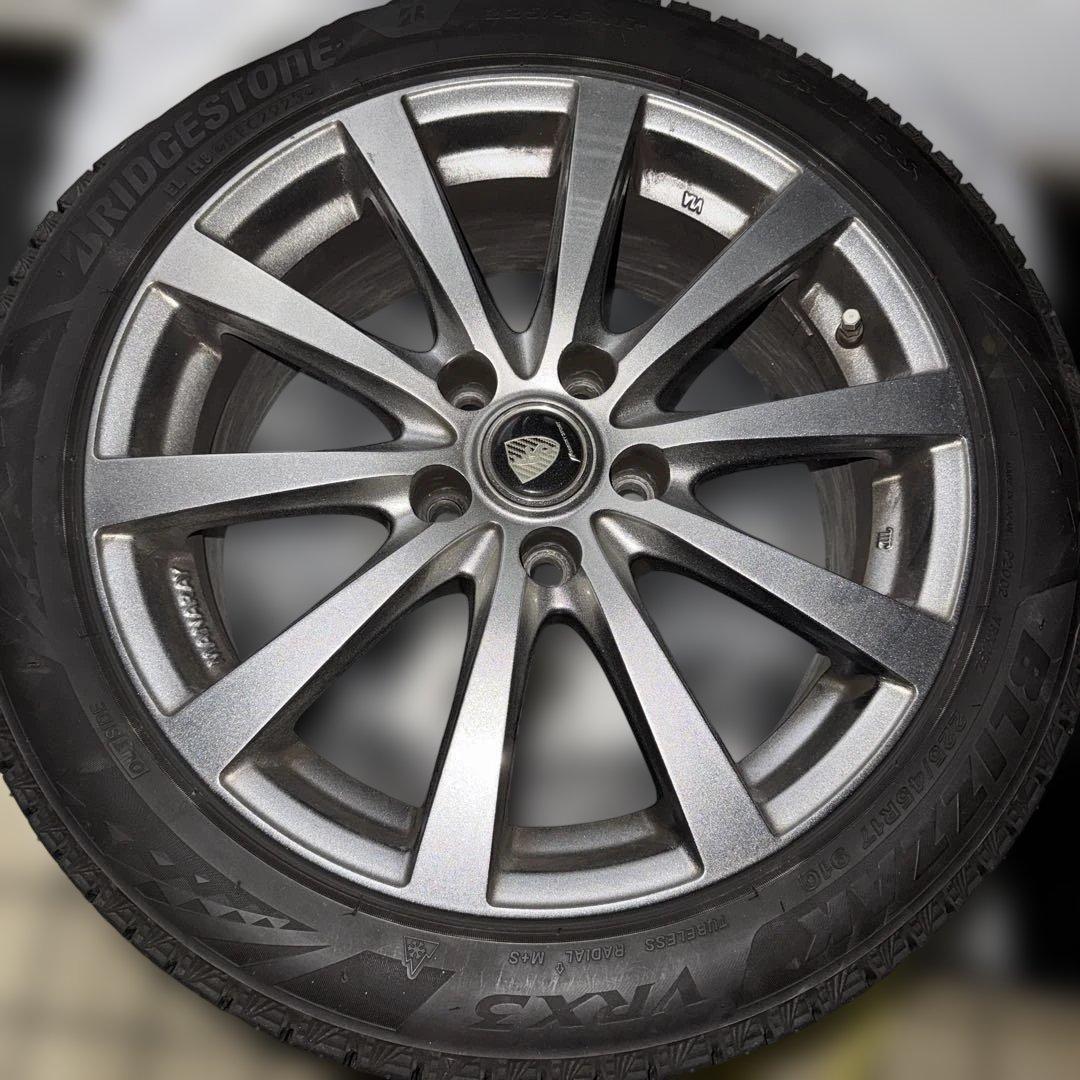 23年39週ブリザックVRX3 225/45R17ホイールセットPCD114.3