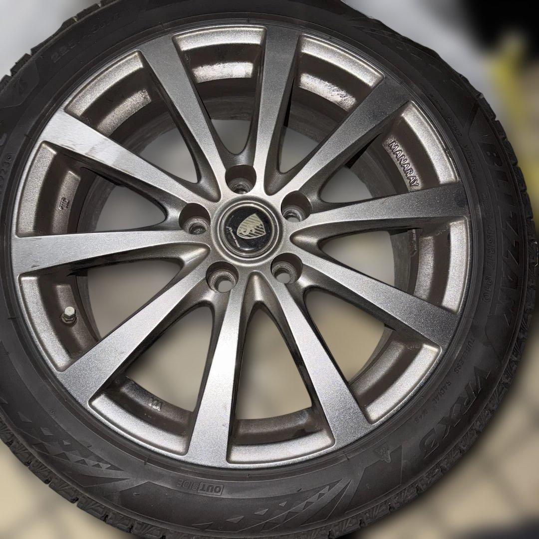 23年39週ブリザックVRX3 225/45R17ホイールセットPCD114.3
