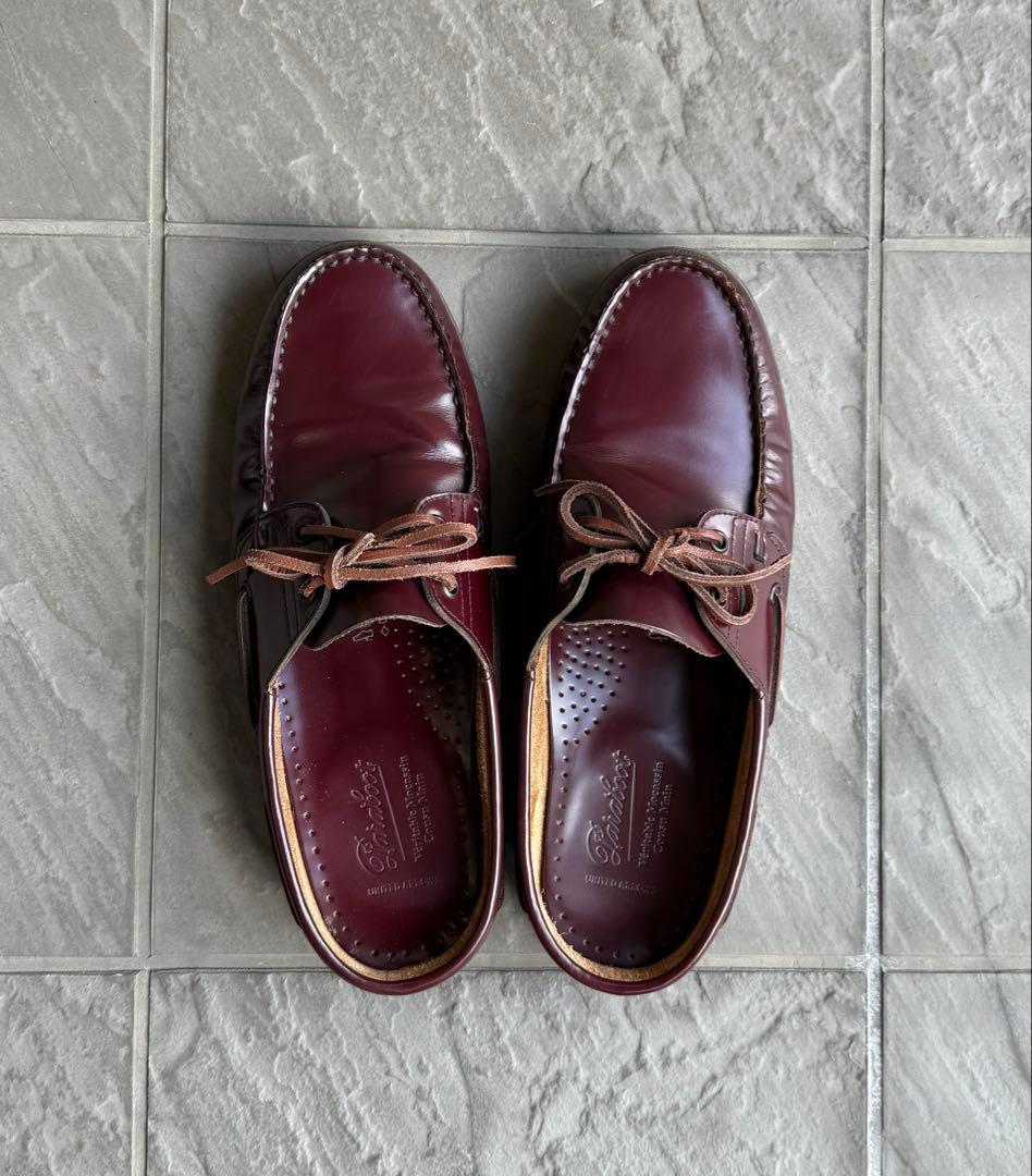 ＜Paraboot＞ シャイニー スリッパ　BARBADE/MARINE