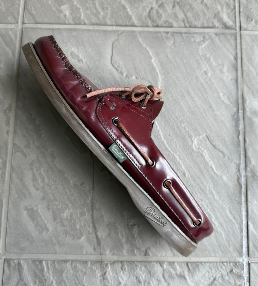 ＜Paraboot＞ シャイニー スリッパ　BARBADE/MARINE