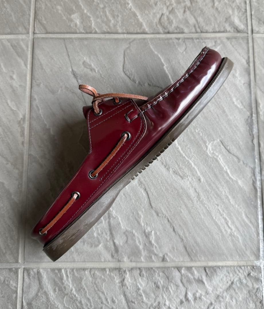 ＜Paraboot＞ シャイニー スリッパ　BARBADE/MARINE