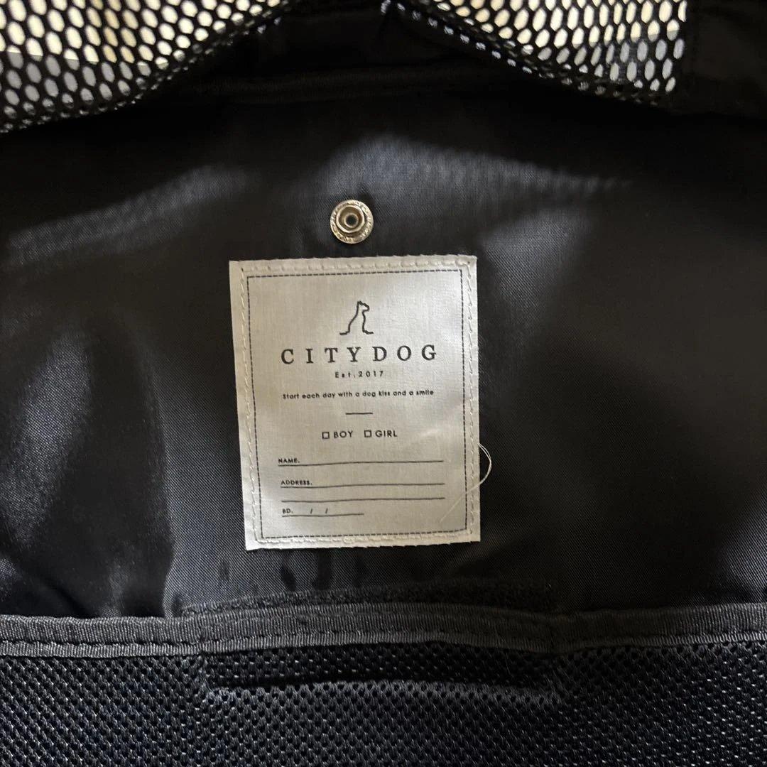 CITYDOG メッシュパネル ブラックリュック