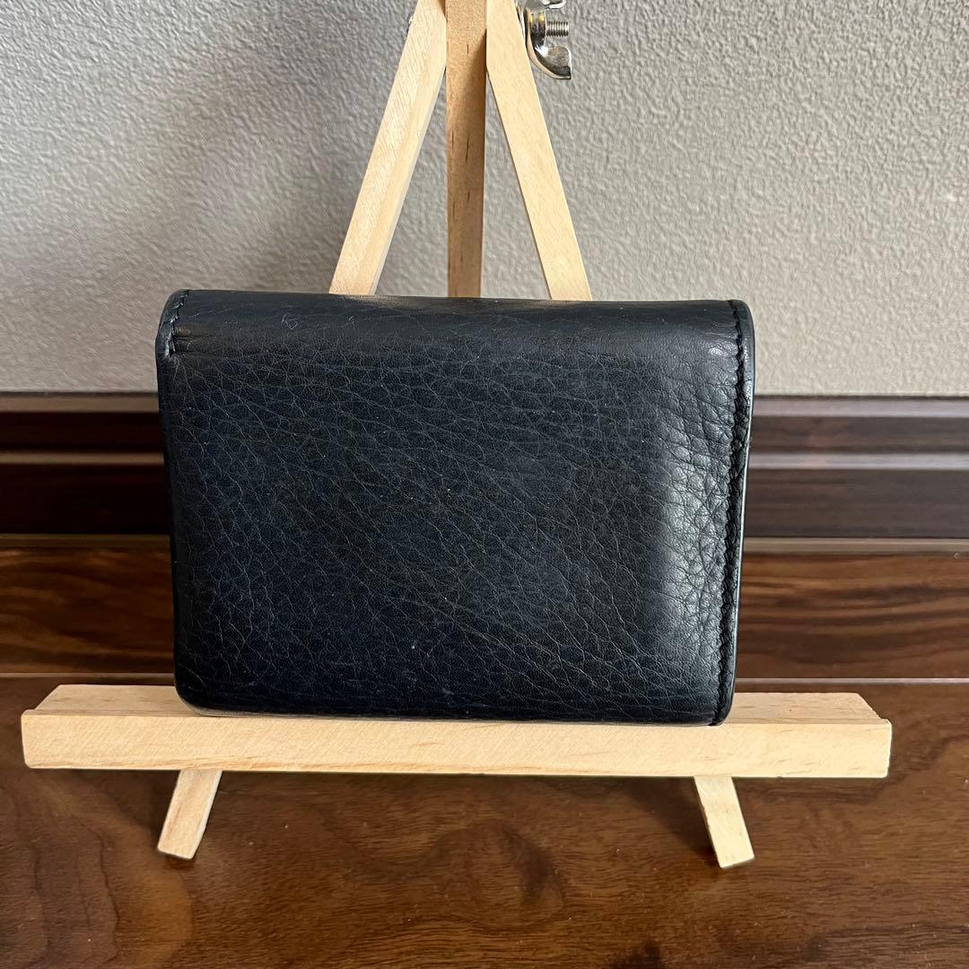y　BURBERRY バーバリー　三つ折り財布　コンパクト　ブラック