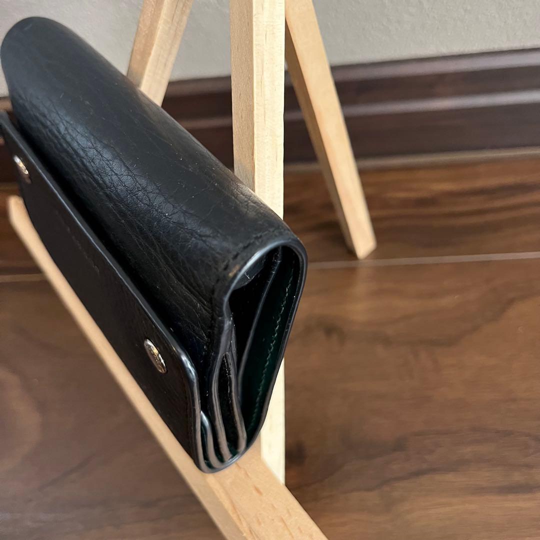 y　BURBERRY バーバリー　三つ折り財布　コンパクト　ブラック