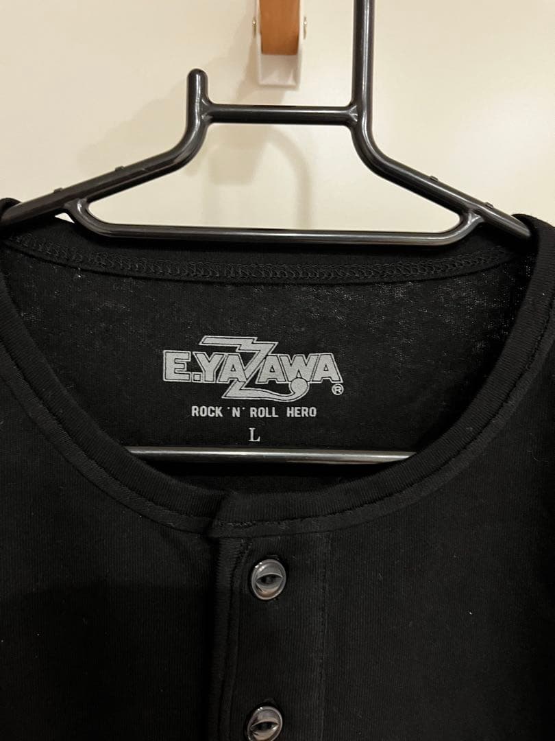 E.YAZAWA 黒 長袖Tシャツ Lサイズ　矢沢永吉