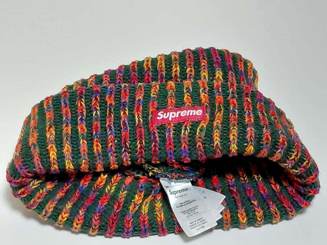 【極美品】 Supreme　Rainbow　Loose　Gauge　Beanie