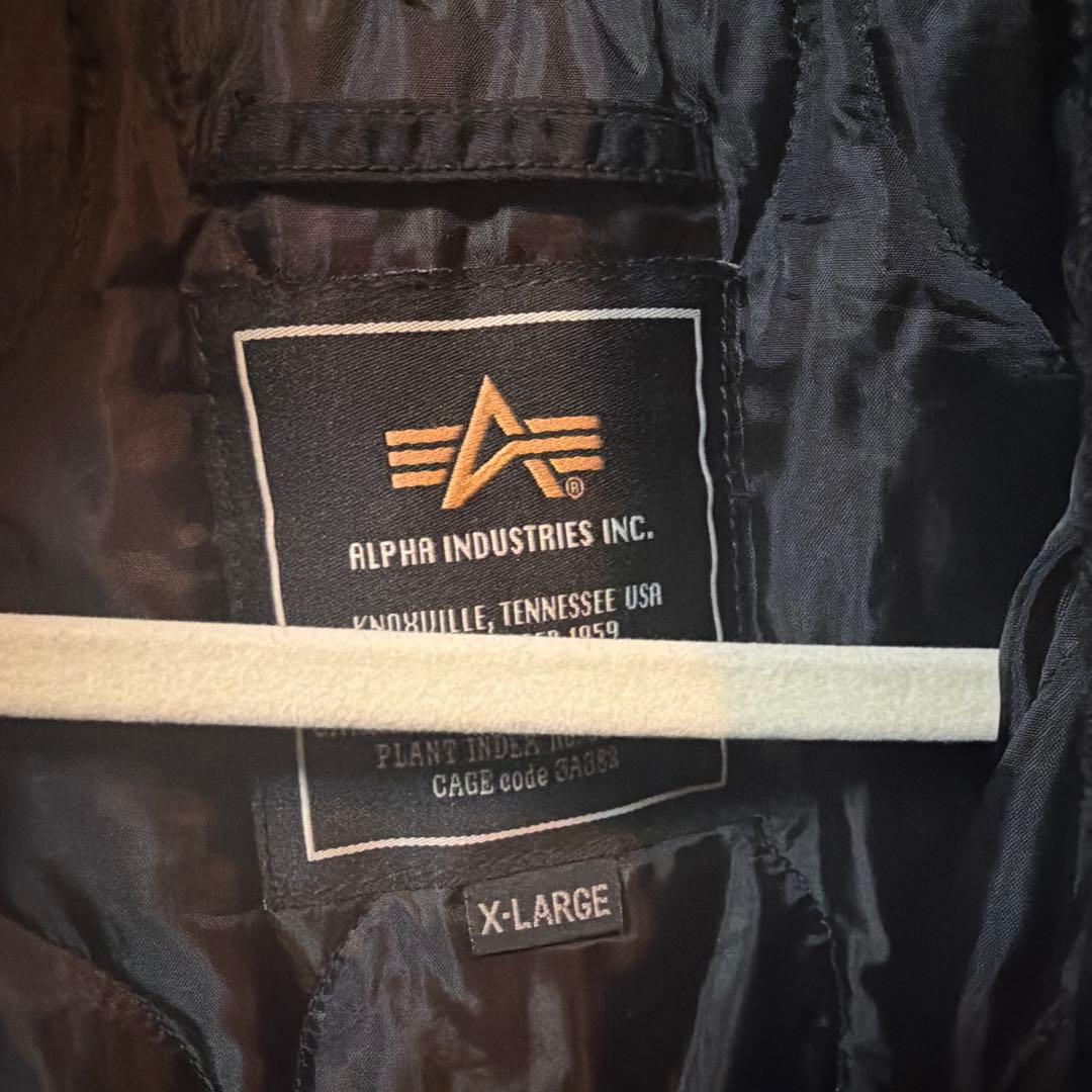 Alpha Industries MA-1 ブラック X-Large