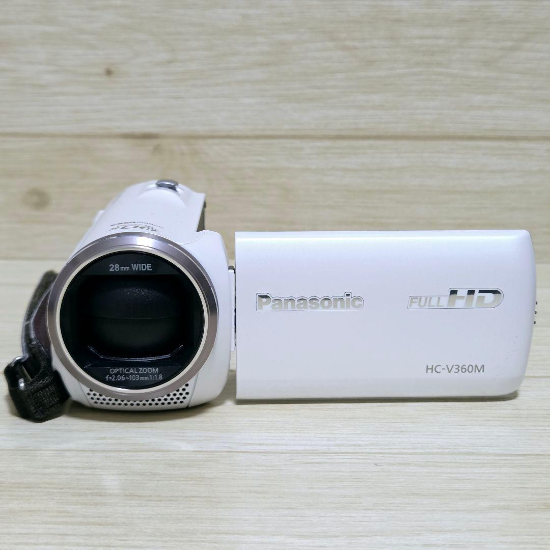 未使用に近い【極上美品】Panasonic HC-V360M ビデオカメラ