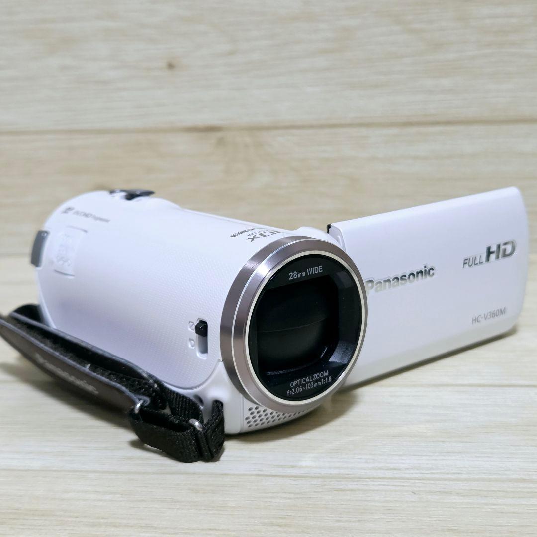 未使用に近い【極上美品】Panasonic HC-V360M ビデオカメラ