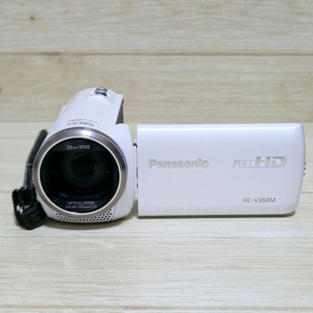 未使用に近い【極上美品】Panasonic HC-V360M ビデオカメラ