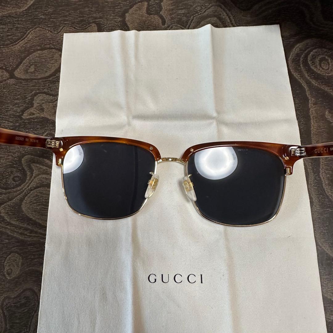 GUCCI ブラウン サングラス ケース付き