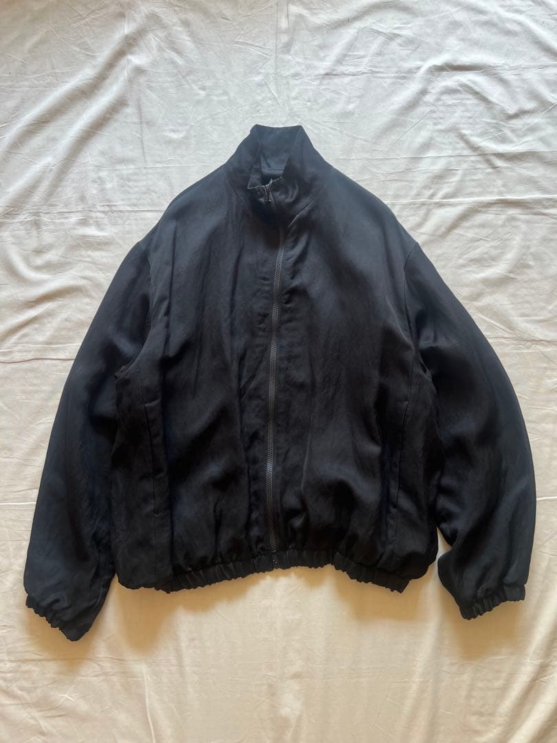ジャケット・アウター ssstein TWILL SHIRRED LIGHT ZIP JACKET