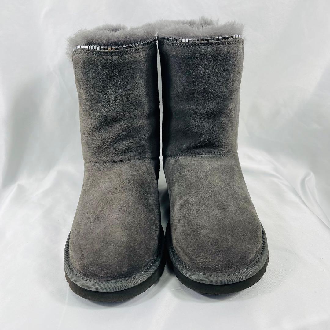 【美品】UGG FLORENCE フローレンス ジップデザインムートンブーツ