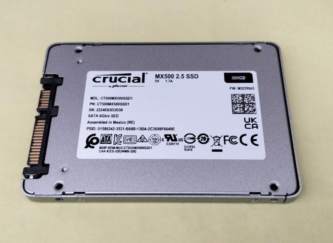 crucial MX500 CT500MX500SSD1 500GB SSD ③