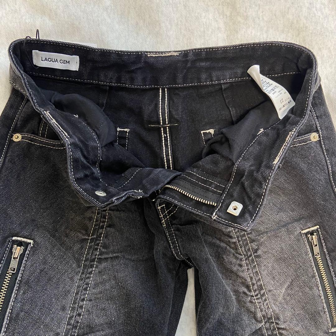LAGUA GEM FRONT GATHERデニム