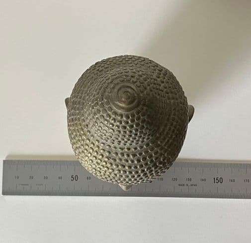 金属製 仏頭像 約15cm