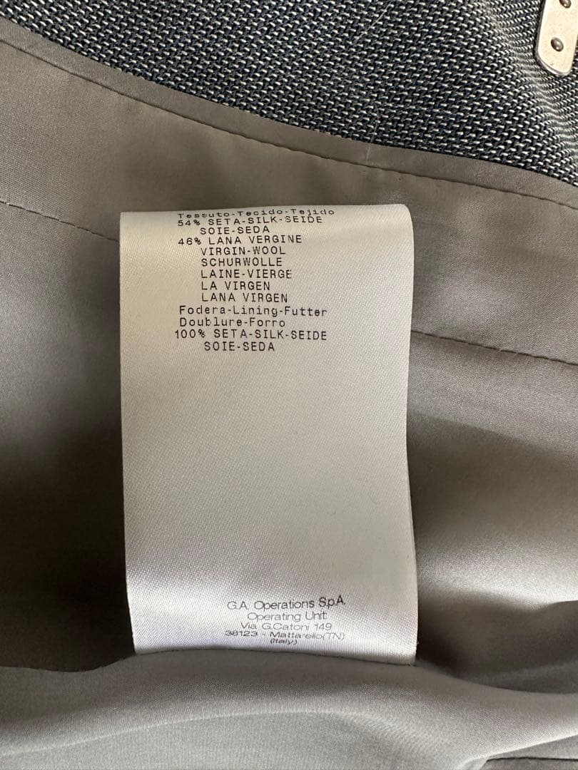 Giorgio Armani テーラードジャケット 36号 ブルー