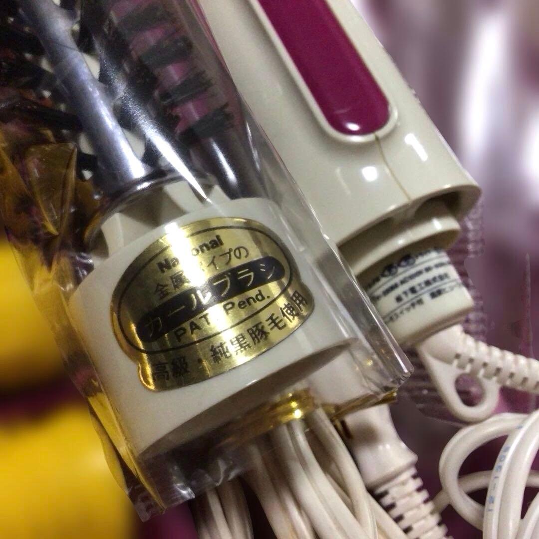 【美品】ヘアカーラーセット コンパクト薄型ナショナルカールンEH956 レトロ