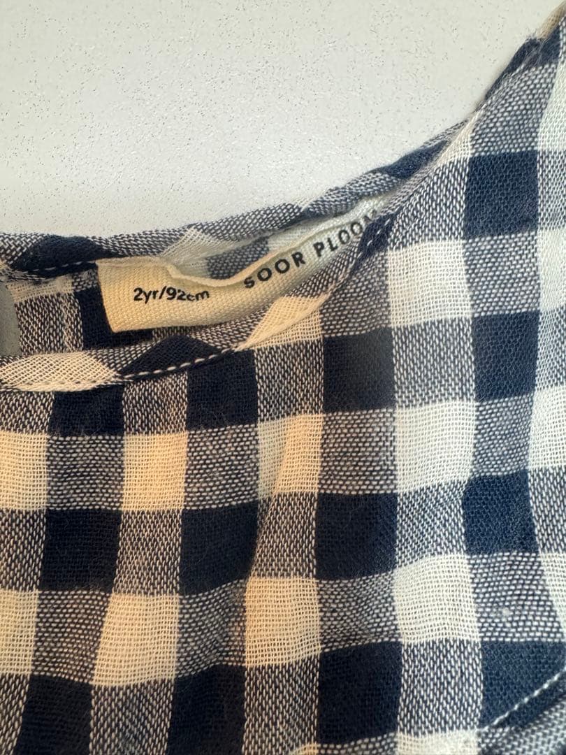 着用1回⭐︎Soor Ploom Delilah dress gingham 2y