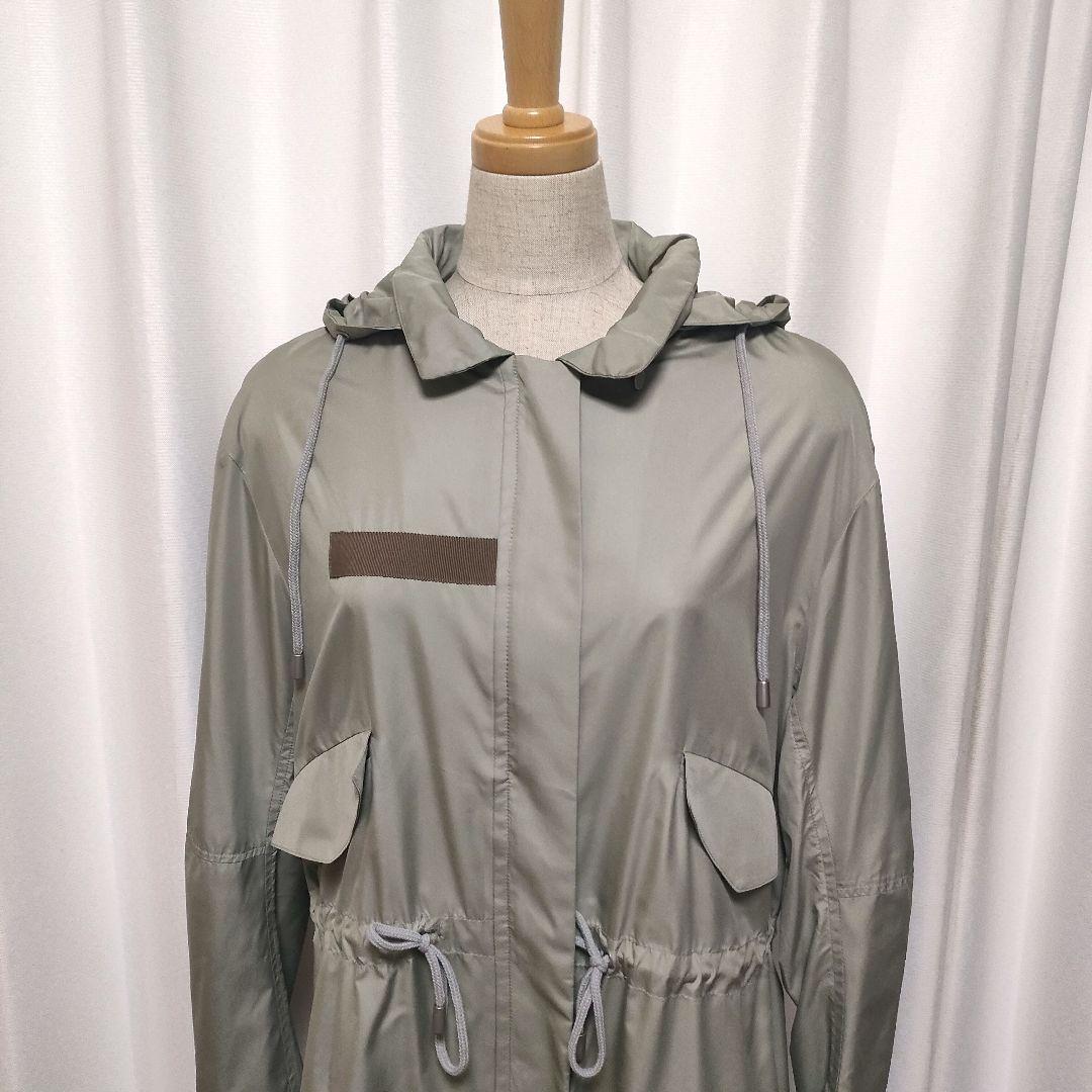 【美品】blancvert ブランベール 薄手 モッズコート