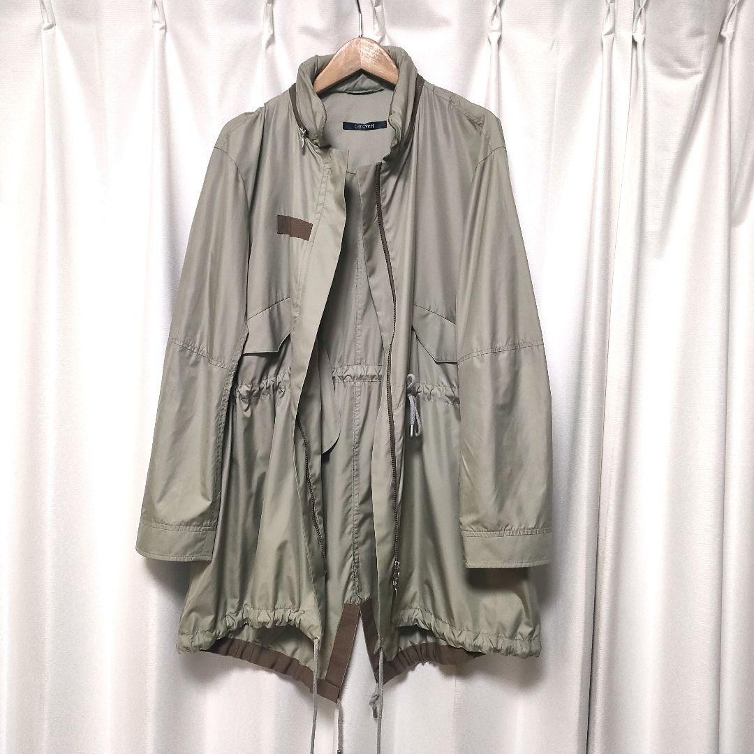 【美品】blancvert ブランベール 薄手 モッズコート