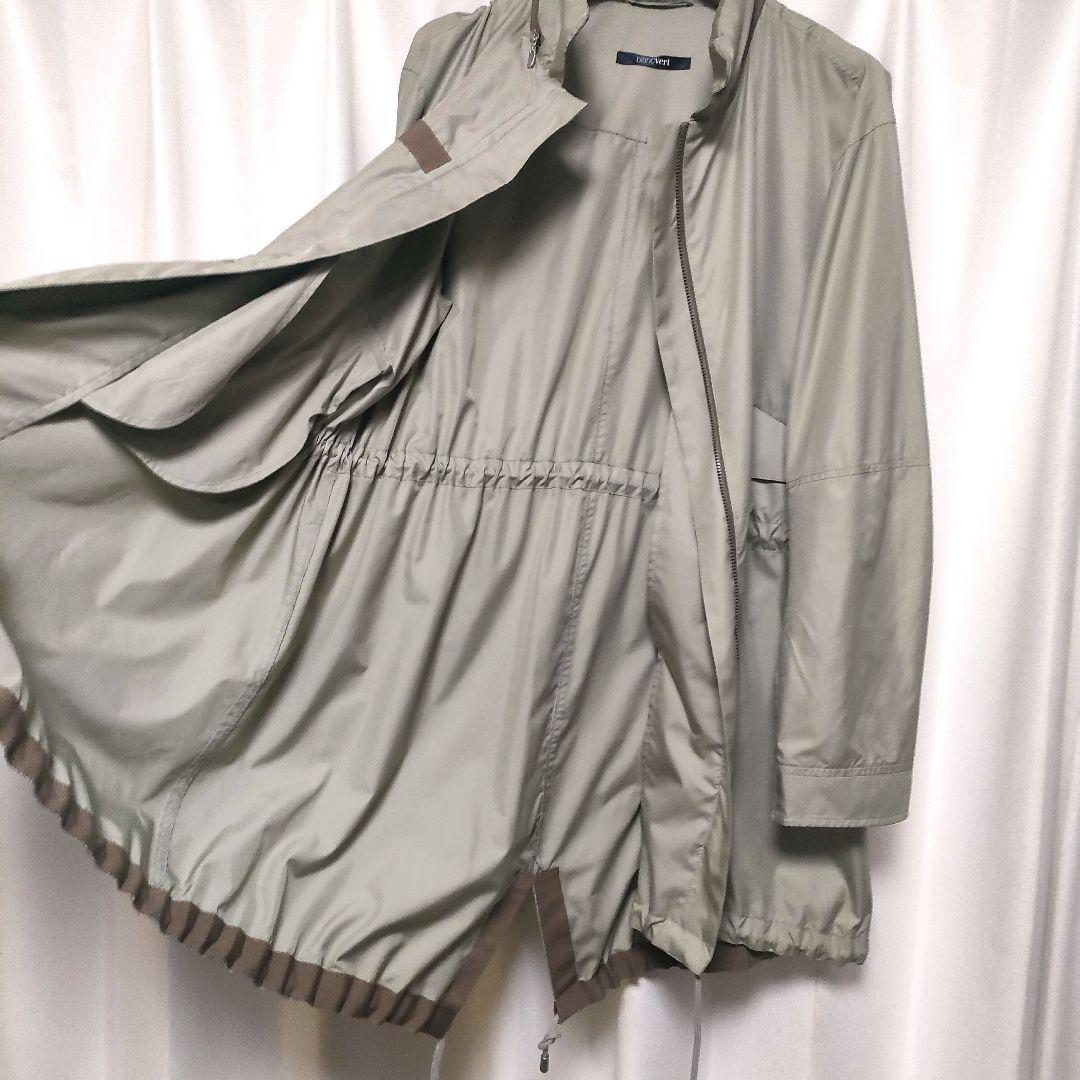【美品】blancvert ブランベール 薄手 モッズコート