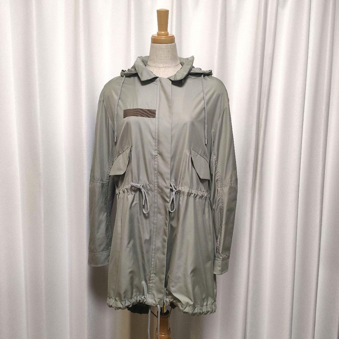 【美品】blancvert ブランベール 薄手 モッズコート